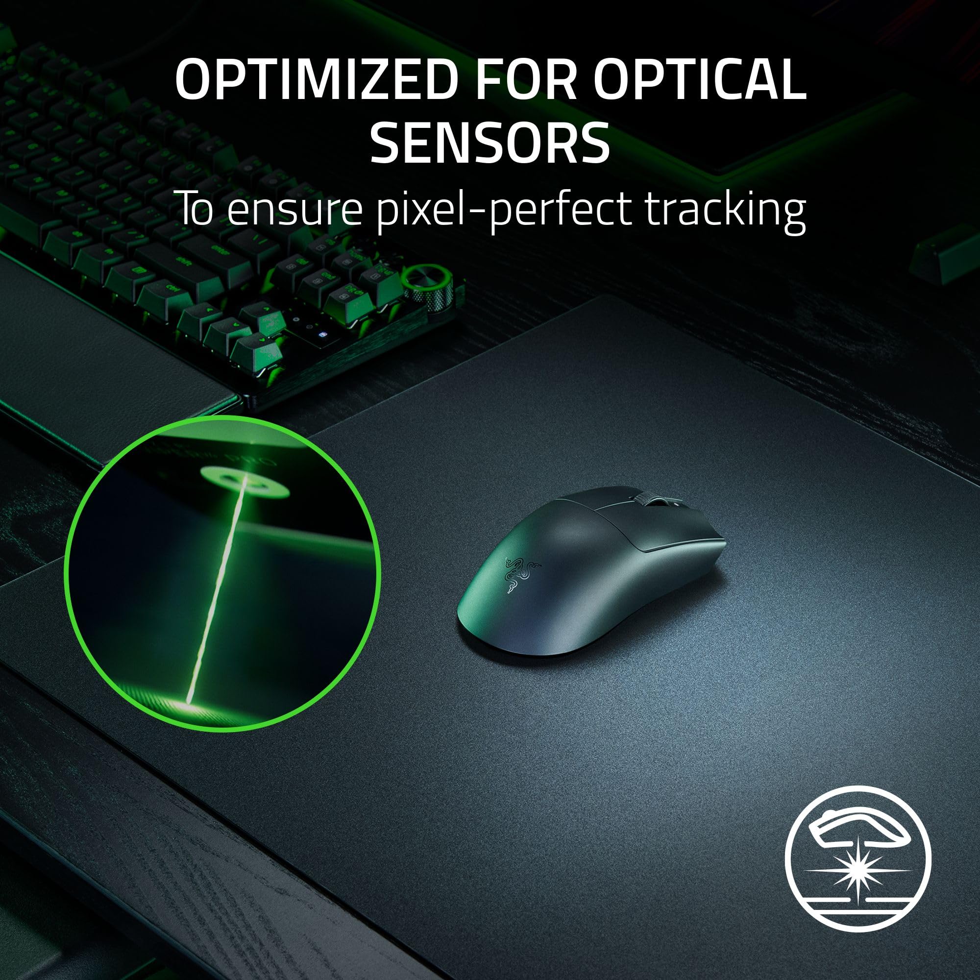 Amazon.com: Razer Atlas Pro Tempered Glass Gaming Mouse Mat